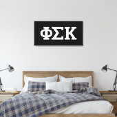Phi Sigma Kappa Letters Canvas Afdruk (Insitu (Slaapkamer))