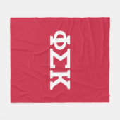 Phi Sigma Kappa Letters Fleece Deken (Voorkant (Horizontaal))