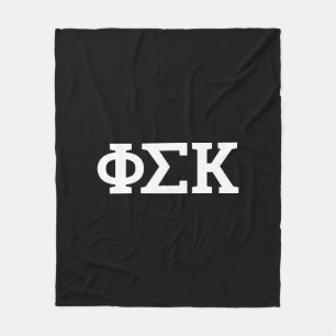 Phi Sigma Kappa Letters Fleece Deken