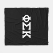 Phi Sigma Kappa Letters Fleece Deken (Voorkant (Horizontaal))