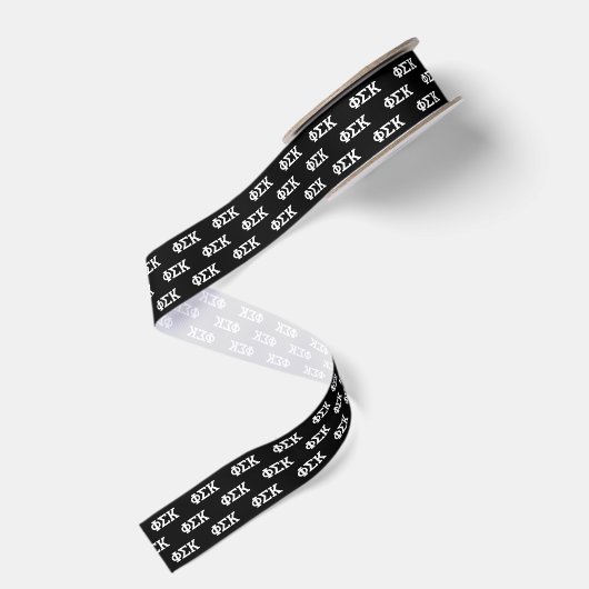 Phi Sigma Kappa Letters Grosgrain Lint (Achterkant)