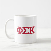 Phi Sigma Kappa Letters Koffiemok (Links)