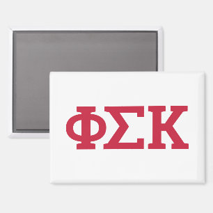 Phi Sigma Kappa Letters Magneet