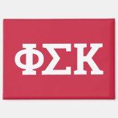 Phi Sigma Kappa Letters Magneet (Voorkant)