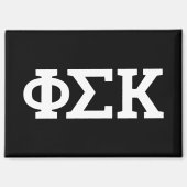 Phi Sigma Kappa Letters Magneet (Voorkant)