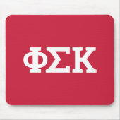 Phi Sigma Kappa Letters Muismat (Voorkant)