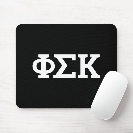 Phi Sigma Kappa Letters Muismat (Met muis)
