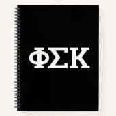 Phi Sigma Kappa Letters Notitieboek (Voorkant)
