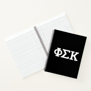 Phi Sigma Kappa Letters Notitieboek