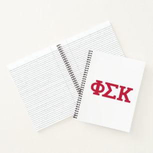 Phi Sigma Kappa Letters Notitieboek