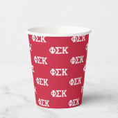 Phi Sigma Kappa Letters Papieren Bekers (Links)