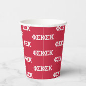 Phi Sigma Kappa Letters Papieren Bekers (Rechts)