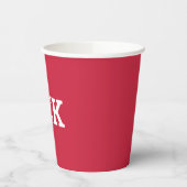 Phi Sigma Kappa Letters Papieren Bekers (Links)