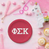 Phi Sigma Kappa Letters Papieren Bordje (Feest)
