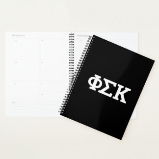 Phi Sigma Kappa Letters Planner