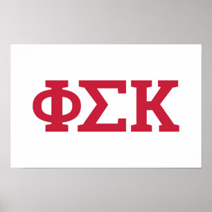 Phi Sigma Kappa Letters Poster