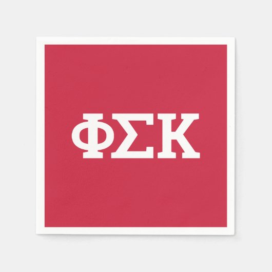 Phi Sigma Kappa Letters Servet (Voorkant)