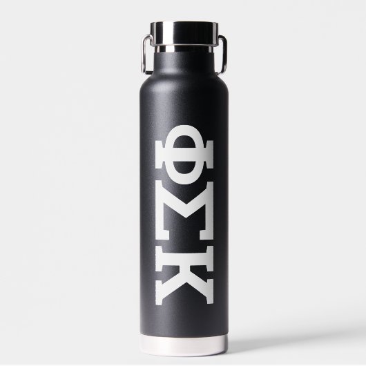 Phi Sigma Kappa Letters Waterfles (Voorkant)