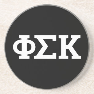 Phi Sigma Kappa Letters Zandsteen Onderzetter