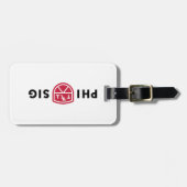 Phi Sigma Kappa-logo Bagagelabel (Voorkant horizontaal)