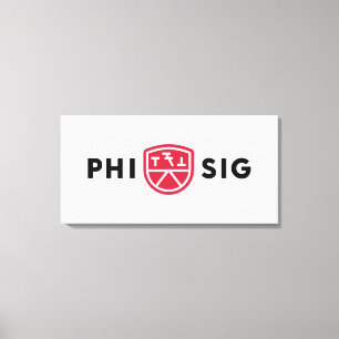 Phi Sigma Kappa-logo Canvas Afdruk