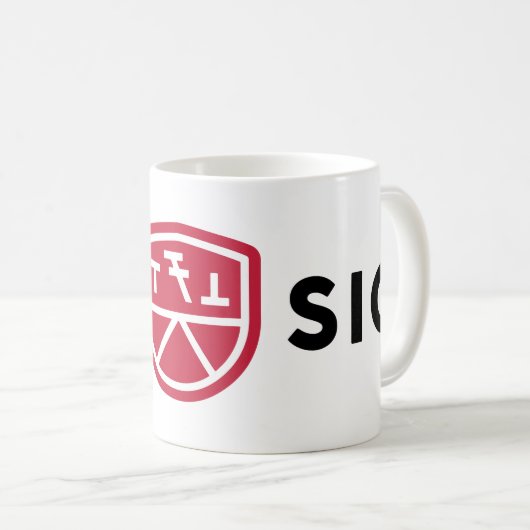 Phi Sigma Kappa-logo Koffiemok (Voorkant rechts)