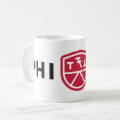 Phi Sigma Kappa-logo Koffiemok (Voorkant links)