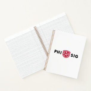 Phi Sigma Kappa-logo Notitieboek