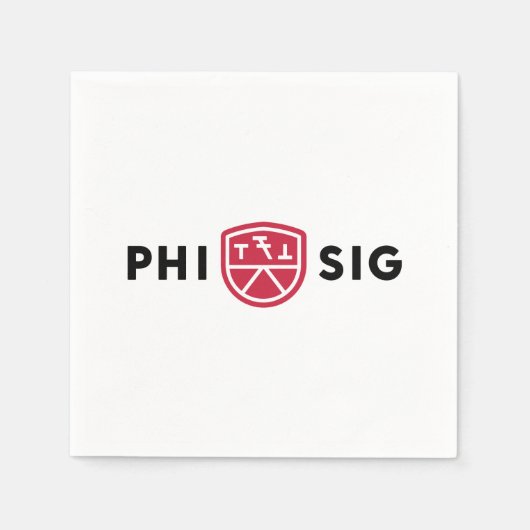 Phi Sigma Kappa-logo Servet (Voorkant)