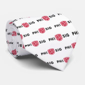 Phi Sigma Kappa-logo Stropdas (Opgerold)