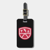 Phi Sigma Kappa Schild Bagagelabel (Voorkant verticaal)