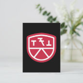 Phi Sigma Kappa Schild Briefkaart (Staand voorkant)