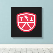 Phi Sigma Kappa Schild Canvas Afdruk (Insitu (Houten vloer))
