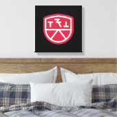 Phi Sigma Kappa Schild Canvas Afdruk (Insitu (Slaapkamer))