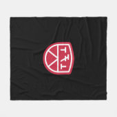 Phi Sigma Kappa Schild Fleece Deken (Voorkant (Horizontaal))