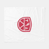 Phi Sigma Kappa Schild Fleece Deken (Voorkant (Horizontaal))