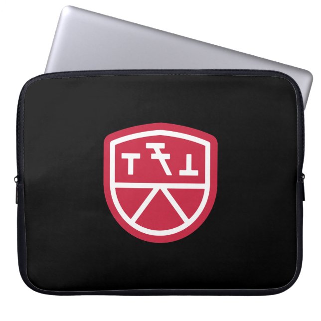 Phi Sigma Kappa Schild Laptop Sleeve (Voorkant)