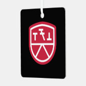 Phi Sigma Kappa Schild Metalen Ornament (Voorkant links)