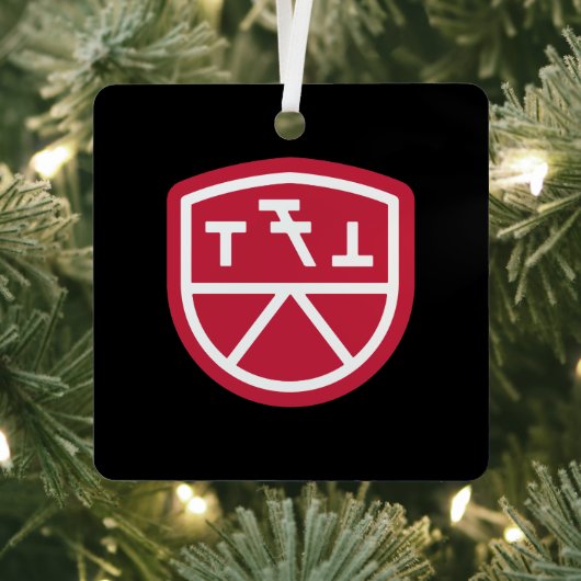 Phi Sigma Kappa Schild Metalen Ornament (Insitu)