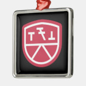 Phi Sigma Kappa Schild Metalen Ornament (Links)