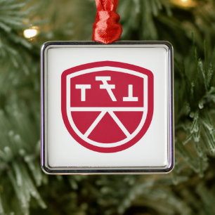 Phi Sigma Kappa Schild Metalen Ornament