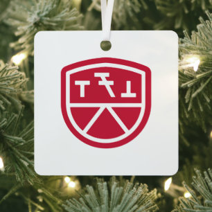 Phi Sigma Kappa Schild Metalen Ornament
