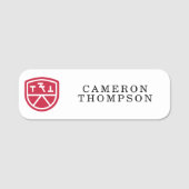 Phi Sigma Kappa Schild Naamplaatje (Voorkant)