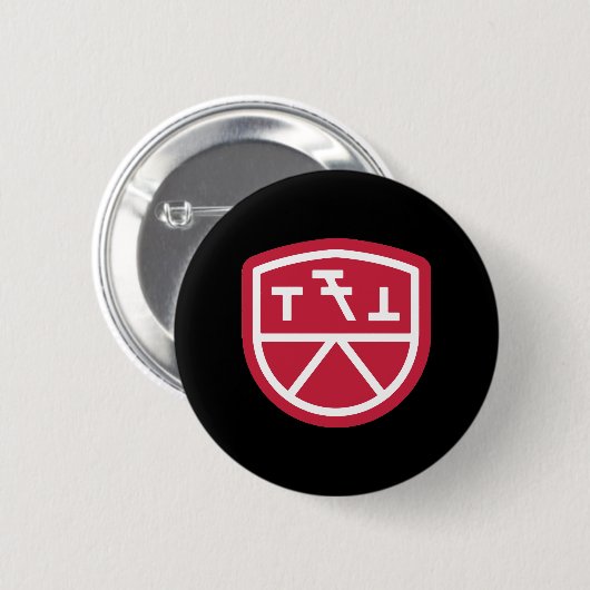 Phi Sigma Kappa Schild Ronde Button 5,7 Cm (Voorkant /achterkant)
