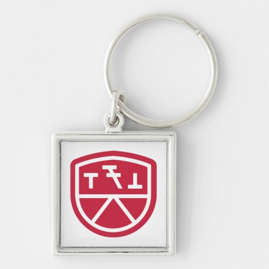 Phi Sigma Kappa Schild Sleutelhanger (Voorkant)