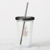 Phi Sigma Kappa Wapen Acryl Drinkbeker (Achterkant)