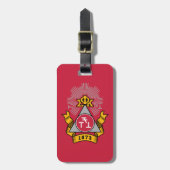Phi Sigma Kappa Wapen Bagagelabel (Voorkant verticaal)