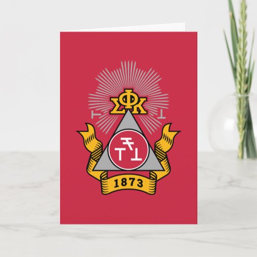 Phi Sigma Kappa Wapen Kaart (Voorkant)