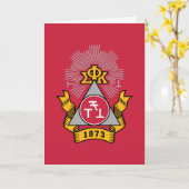 Phi Sigma Kappa Wapen Kaart (Gele Bloem)
