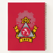Phi Sigma Kappa Wapen Notitieboek (Achterkant)